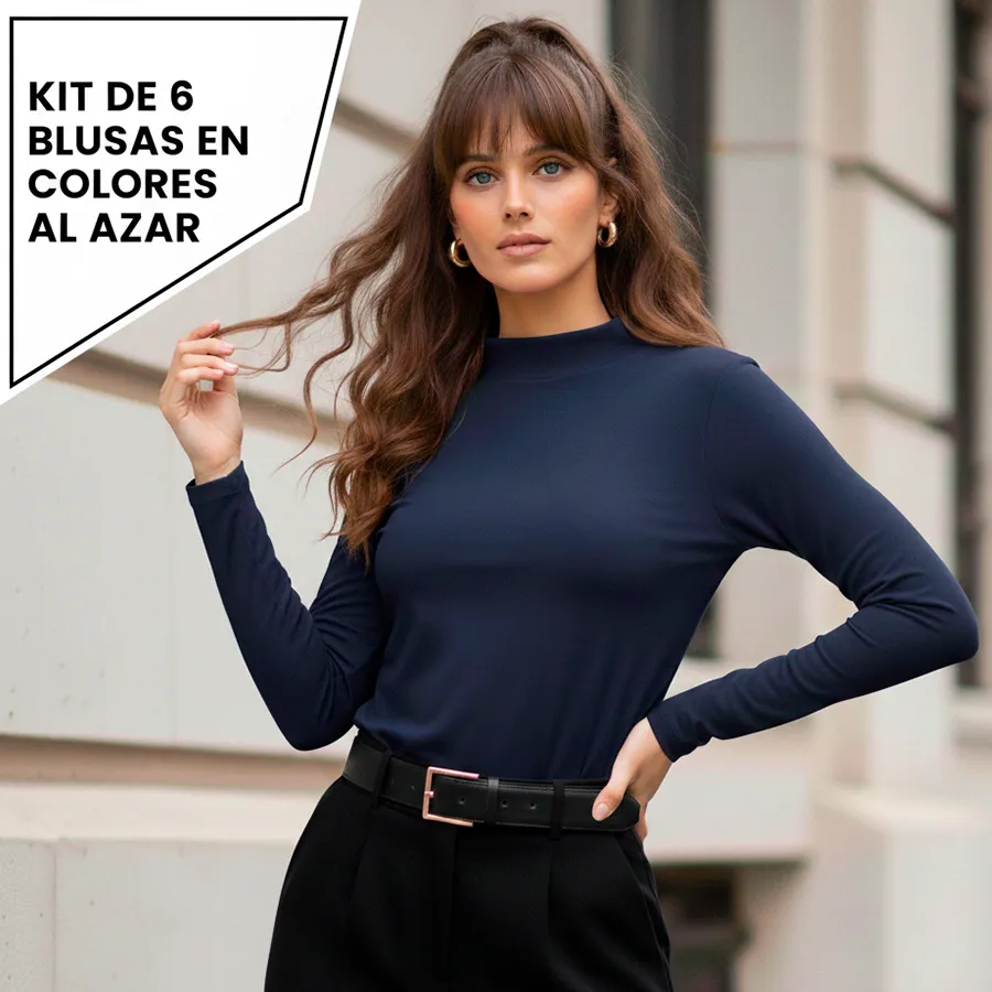 POLO-UNI-N KIT DE 6 BLUSAS 8061
